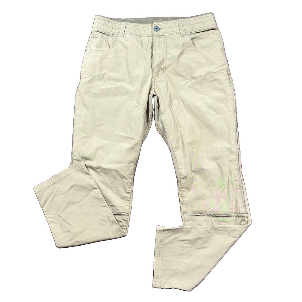 Kuhl Free Radikl Pants Mens Fit 32/29  Tan Hiking Outdoors Performance Stretch